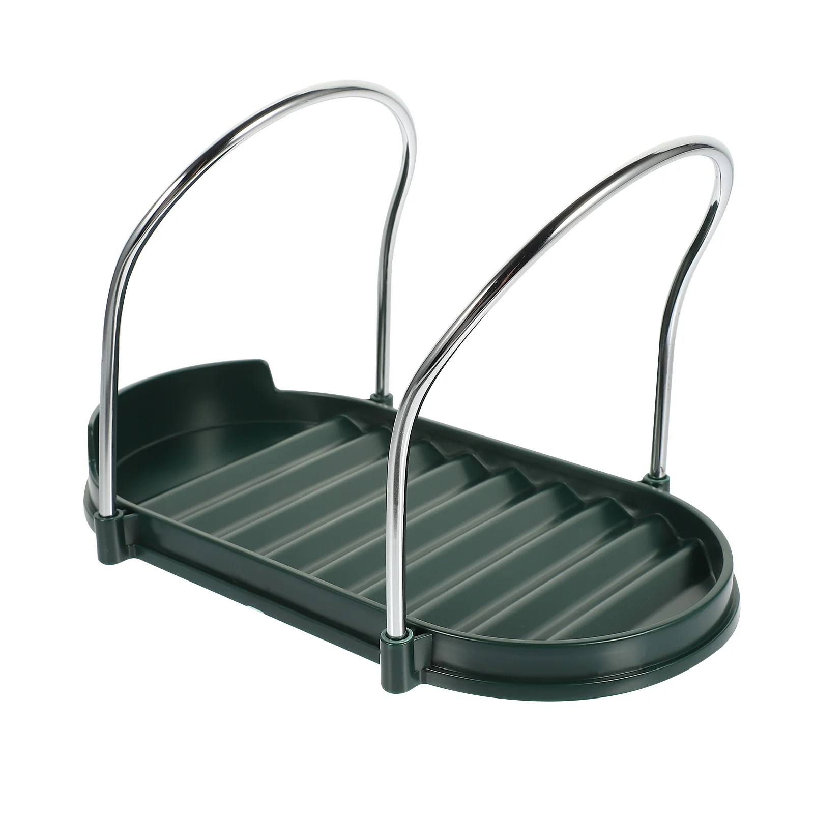 

Lid Holder Pot Rack Organizer Kitchen Rest Pan Utensil Spoon Cooking Stand Cover Drying Cutting Plate Pots Pans Bakeware Board