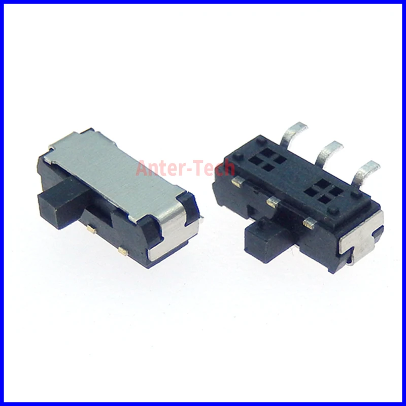 10 шт. переключатель 9*3,5*3,5 мм, 3 фута, 2 шестерни, Длина ручки 2 мм, боковой патч, переключатель слайдов