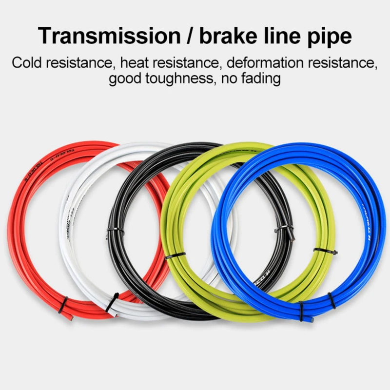 

Trlreq 2/2.5m Wire For Bicycle Shifters Derailleur Brake Cable 4mm/5mm Road Bike Shift And Brake Cable Set Housing Bike Parts