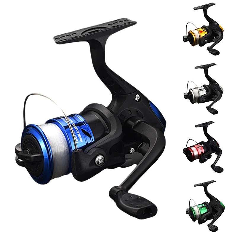 Fishing Spinning Reel with 60m Large  Ultralight Folding Fishing Reel Fishing Line Diameter Line Roller Casting Wheel Vessel