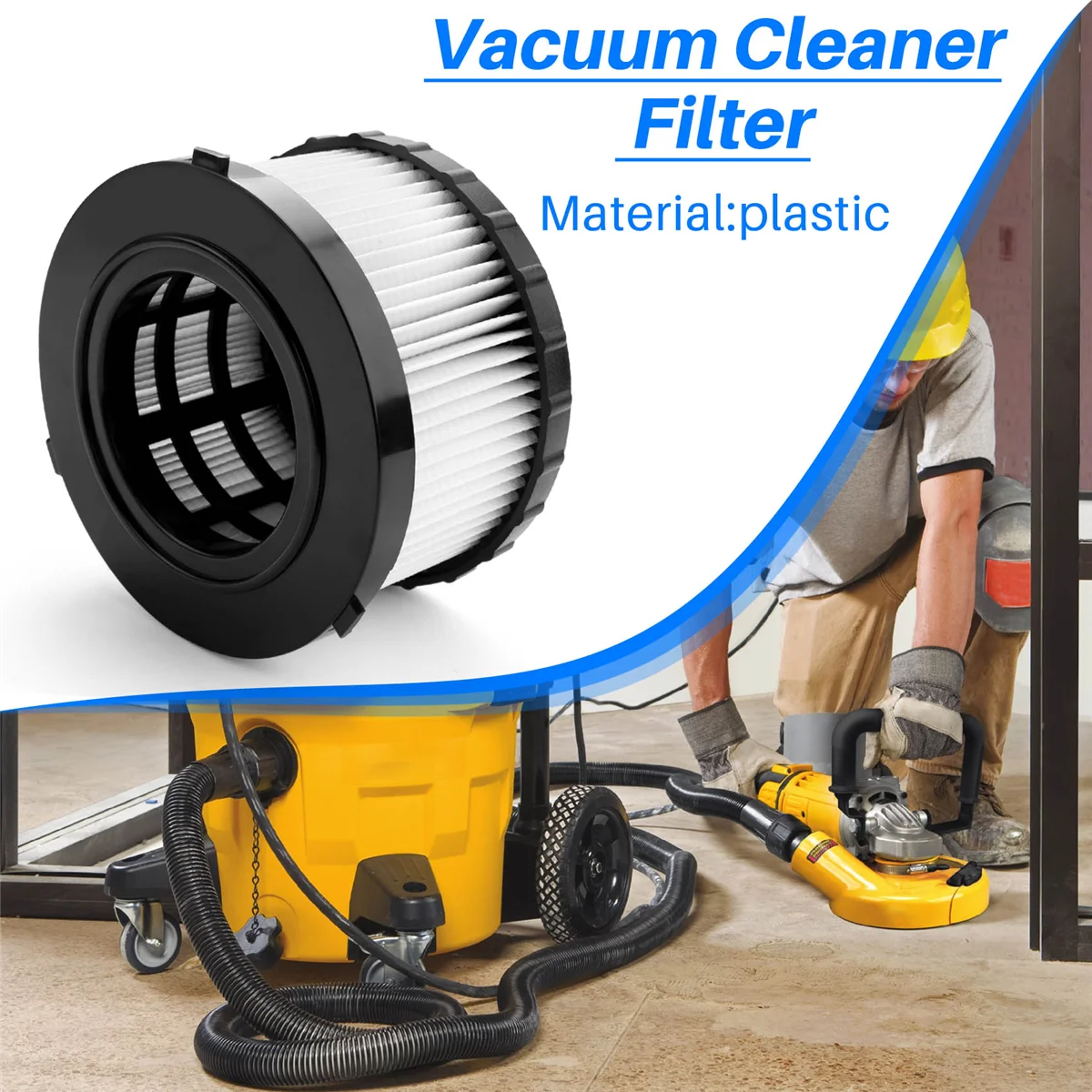 2 шт. сменные фильтры для пылесоса DEWALT DC5151H DC515 DCV517