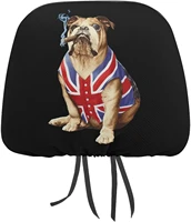 creative personality american flag union jack pet pattern 2 pack car headrest cover seat rest protector cover univers
