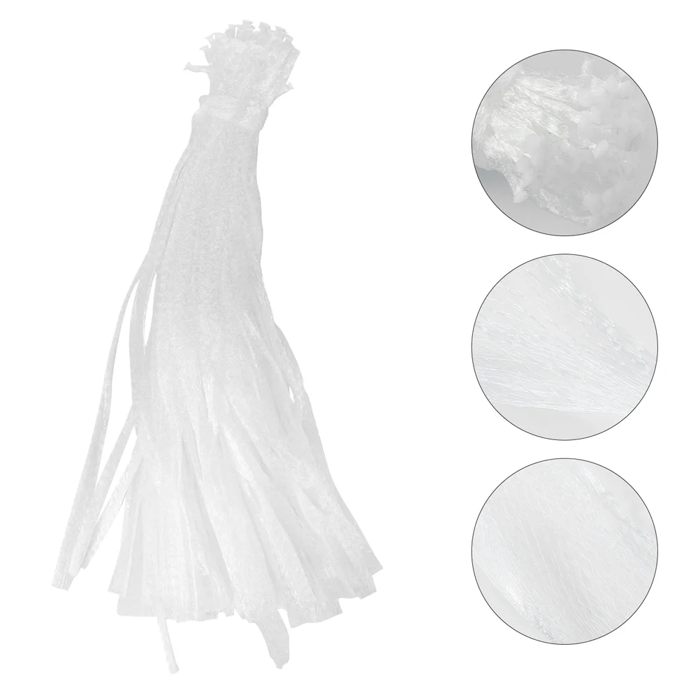 

50 Pcs Mesh Onion Bags Mesh Bags Vegetables Cotton Mesh Bags Bag Cleaning Balls Fruit Vegetable Mesh Bag Drawstring Fruit Pocket