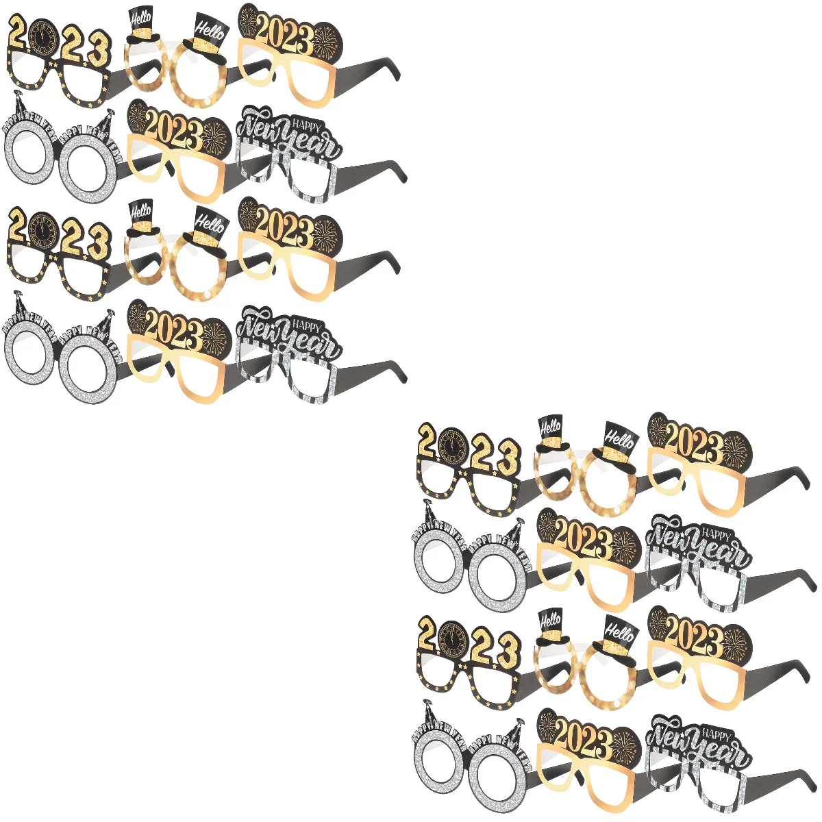

24 New Year Eyeglasses Fancy New Year Party Glasses Celebration Party Favors