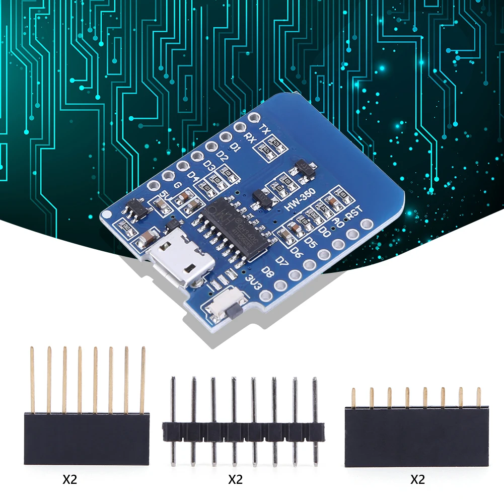 ESP8266 ESP-12 CH340G CH340 V2 Usb Wemos D1 Mini Wifi макетная плата D1 Mini Nodemcu Lua Iot плата 3,3 В Met Pins