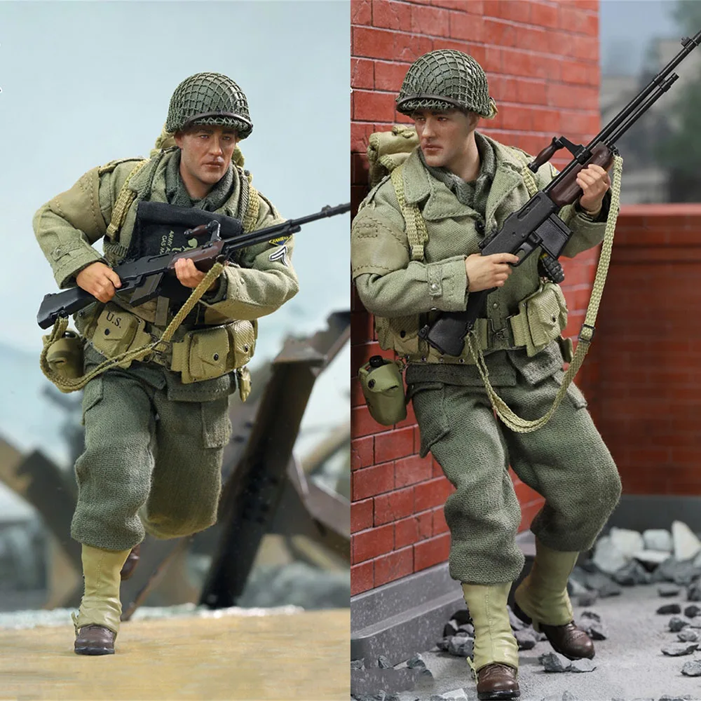 

In Stock DID XA80012 1/12 Scale Full Set WWII American Ranger Reiben 6 Inch Moveable Male Soldier Action Figure For Fans Gift