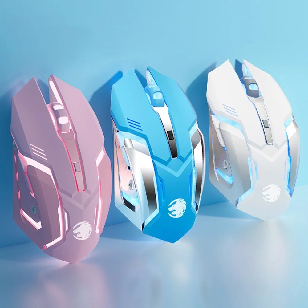 

Wire Gaming Mouse Silent Mause Ergonomic 4 Keys Backlit Mini Magic Mouse For Laptop Computer PC Gamer Silent Mouse Gift For Girl