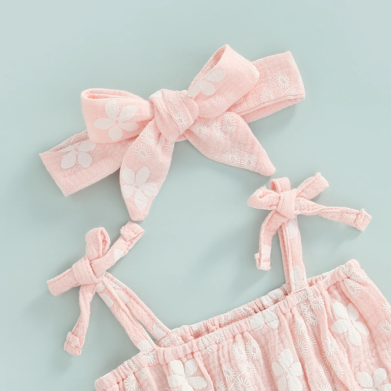 Комбинезон без рукавов для маленьких девочек комбинезон с цветочным принтом на