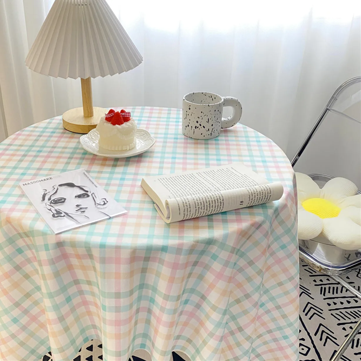 

Table cloth, student desk, dormitory bedroom, rectangular table cloth