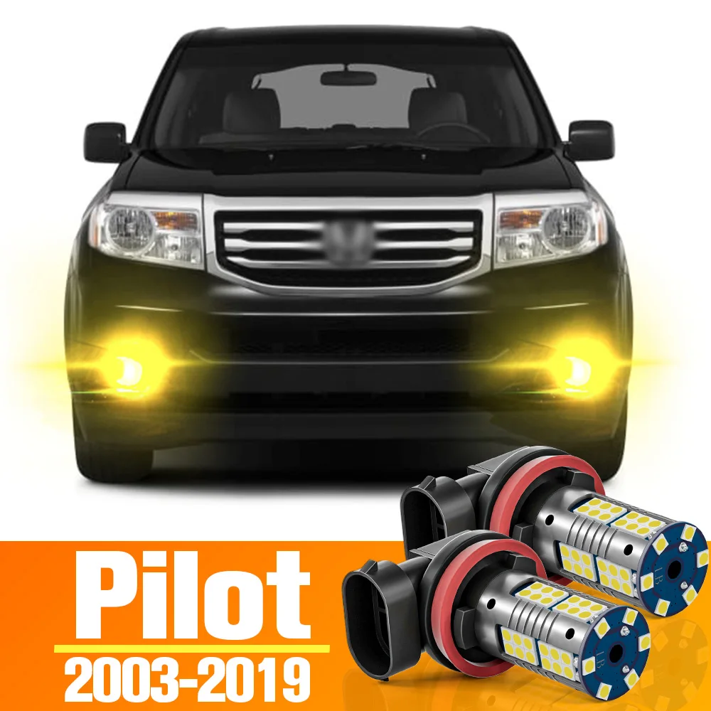 

2pcs LED Front Fog Light Bulb Accessories For Honda Pilot 2003-2019 2007 2008 2009 2010 2011 2012 2013 2014 2015 2016 2017 2018