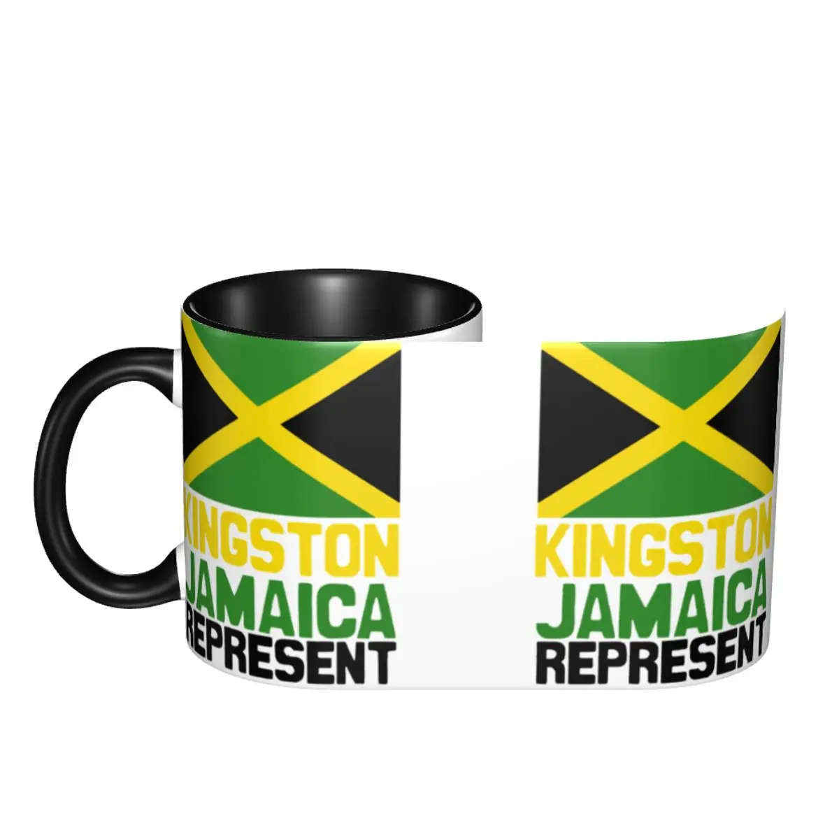 

Jamaica, Represent Long Funny Graphic Cups Mugs Print Mugs R330 Funny Joke tea cups