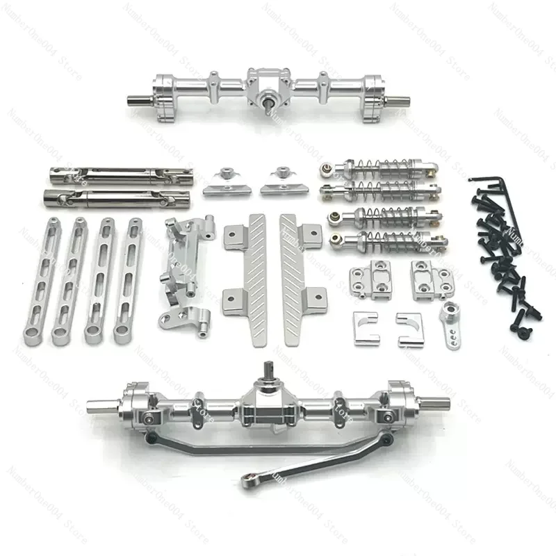 Фото Подходит для 1/12 MN82 LC79 RC Car Jintang Upgrade Door Bridge, комплект запасных частей для передних и задних амортизаторов №4