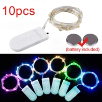 10 Pack Fairy Lights Battery Led Silver Wire String Lights Mini Firefly Lights for Wedding Christmas Garlands Party Holiday Deco