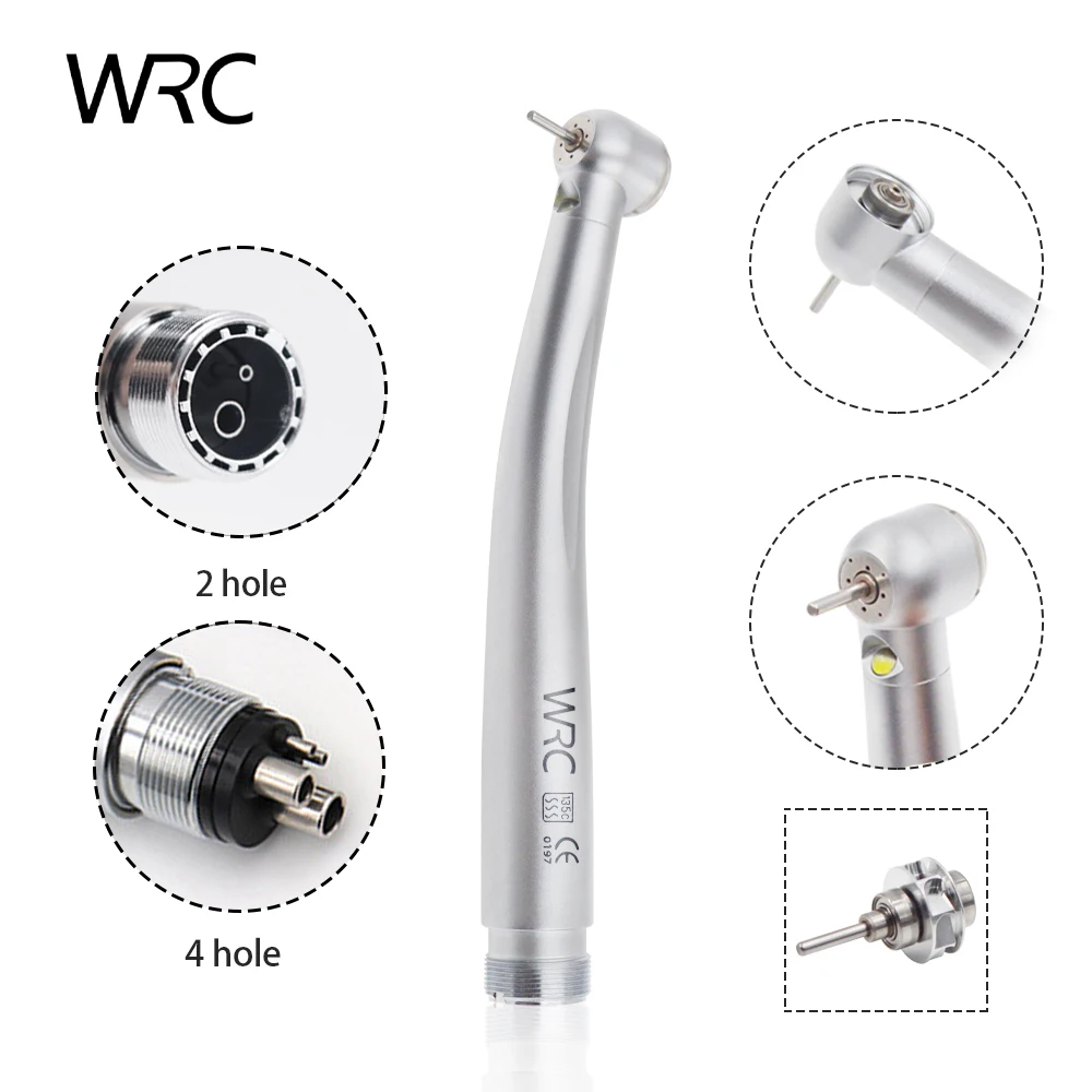 

Dynal Tyle 2/4 Hole High Speed Dental Handpiece Turbine Cartridge Push Button Big Head Teeth 4 Water Spray