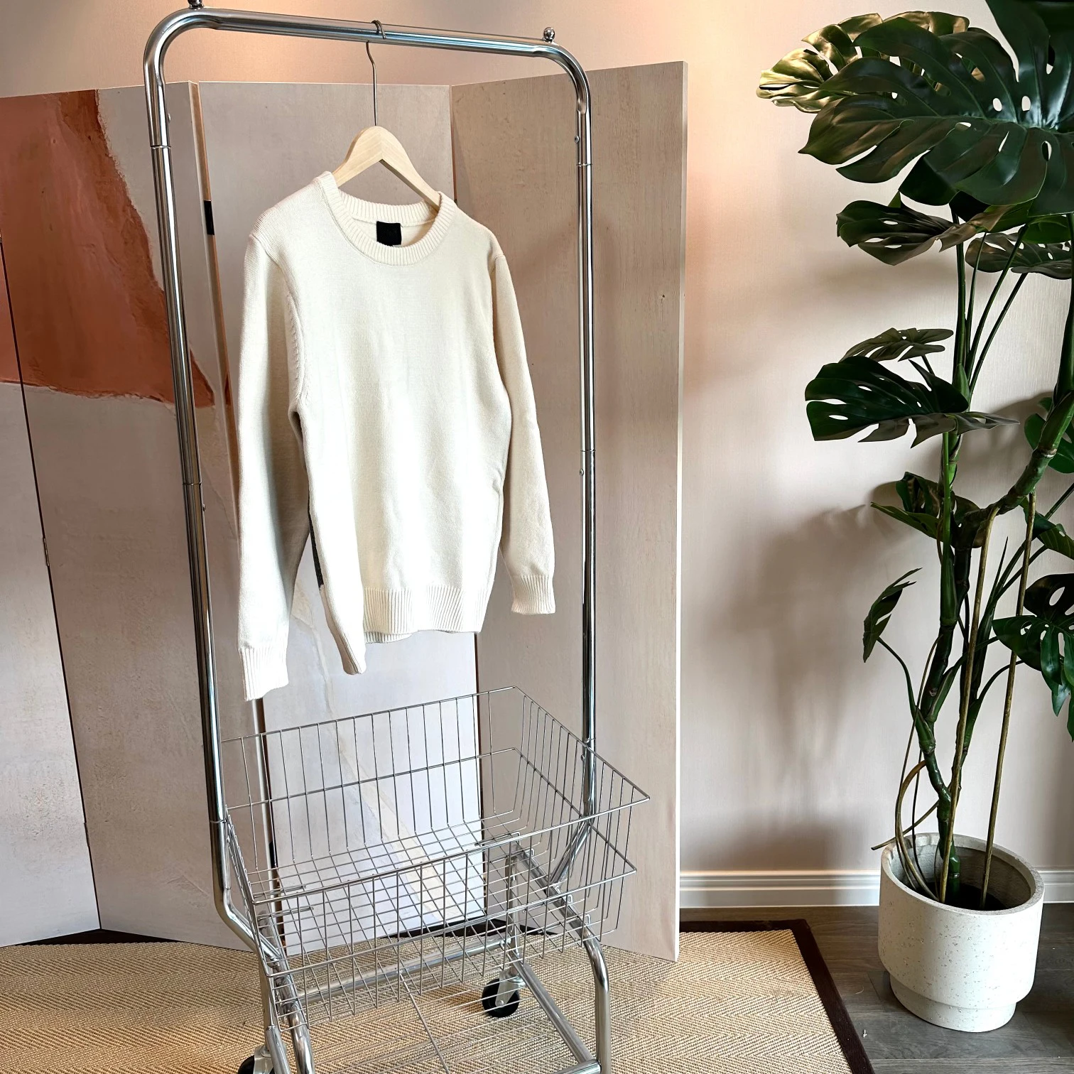 St New Inkjet Black 8 Crewneck Sweater Men's And Women's Jumper High Quality Beige Ball 8 Sweater