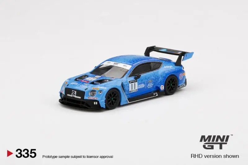 

MINI GT 1:64 Bentley Continental GT3 #11# Racing Alloy Car Model