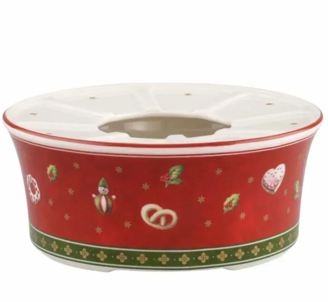 Deutsch v Bao inairr Weihnachten Kekse rechteckige Platte Tasse Salat G quattro Dessert Obst halter