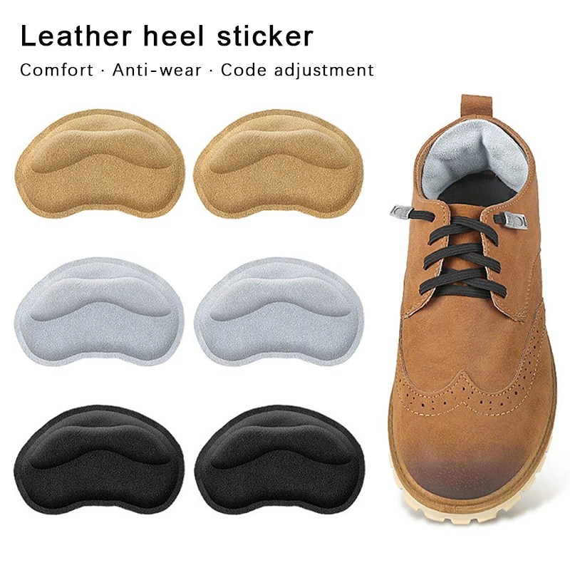 

1Pair Heel Insoles Pain Relief Cushion Anti-wear Adhesive Feet Care Sticker Heel Liner Grips Crash Insole Patch
