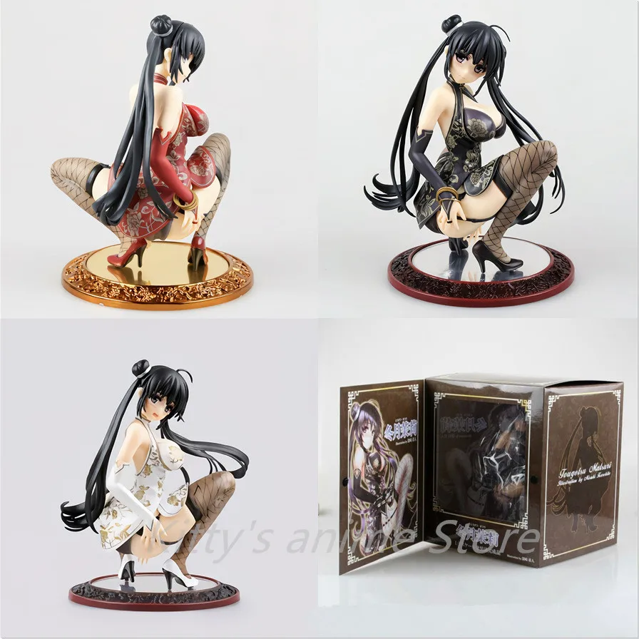 

Misaki Kurehito SKYTUBE Action Figure Sexy Cheongsam Maiden Ren White Black 3styles Model Decoration Pvc Collection Figurine Toy