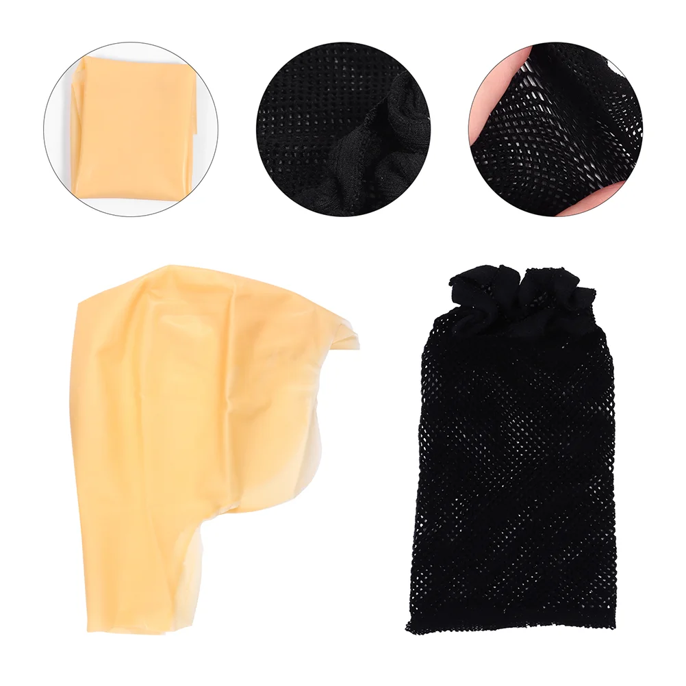 

Лысая шапка шифертекс, искусственная кожа головы, косплей, макияж, костюм, шляпа, сетчатая, для вечеринки, для взрослых, аксессуары, одежда, с...