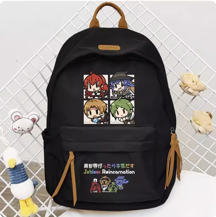 Школьный ранец с принтом аниме