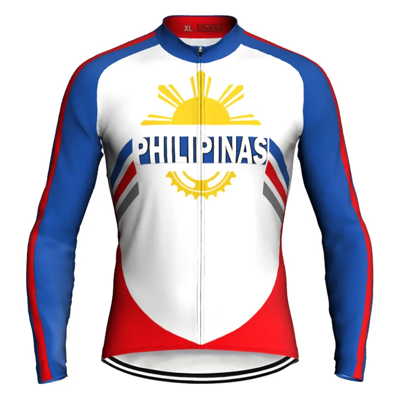 2022 Philippines Men Cycling Jersey Bicycle Racing Sport Wear MTB Bike Quick Dry Breathable Summer Tops Maillot Colored Clothing