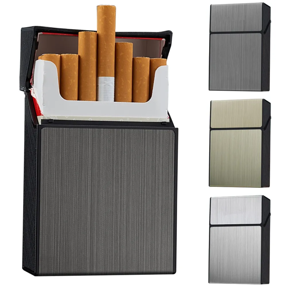 

Cigarette Case for Whole Package Cigarettes 20pcs Anti Collision Splash Proof Scratch Resistant No Lighter Cigarette Storage Box