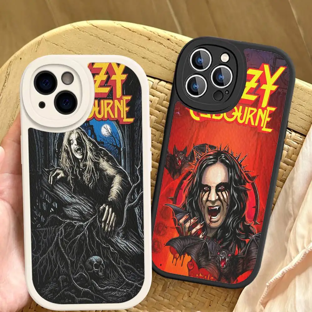 Фото Чехол для телефона Singer O-Ozzy O-Osbourne-S для iPhone 16 15 14 13 12 11 Pro Max Plus, кожаный, ударопрочный. №3