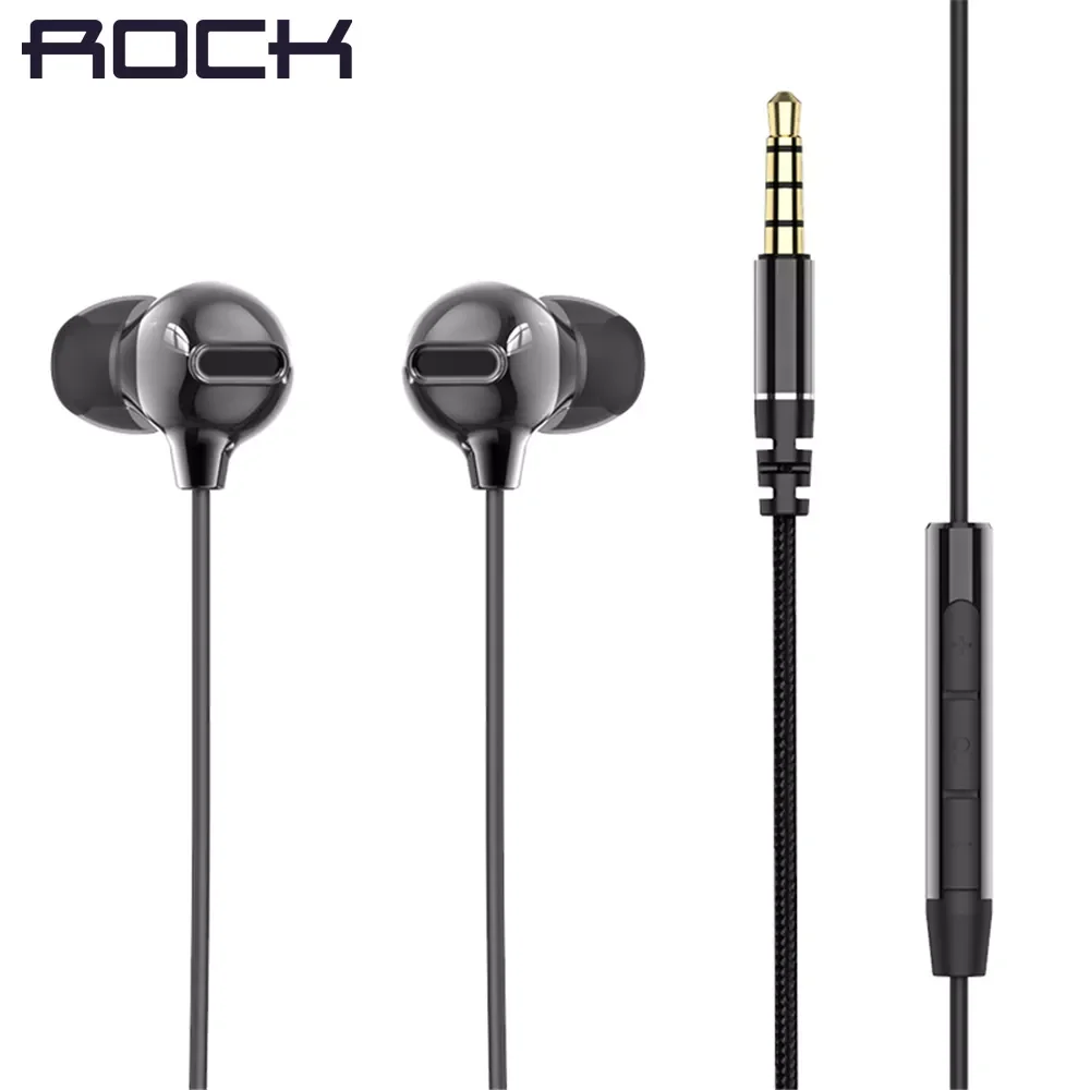 

3.5mm Immersive Headset In Ear Obsidian Stereo Earphone for iPhone ipad of Luxury Earbuds With Mic Wired Earphone