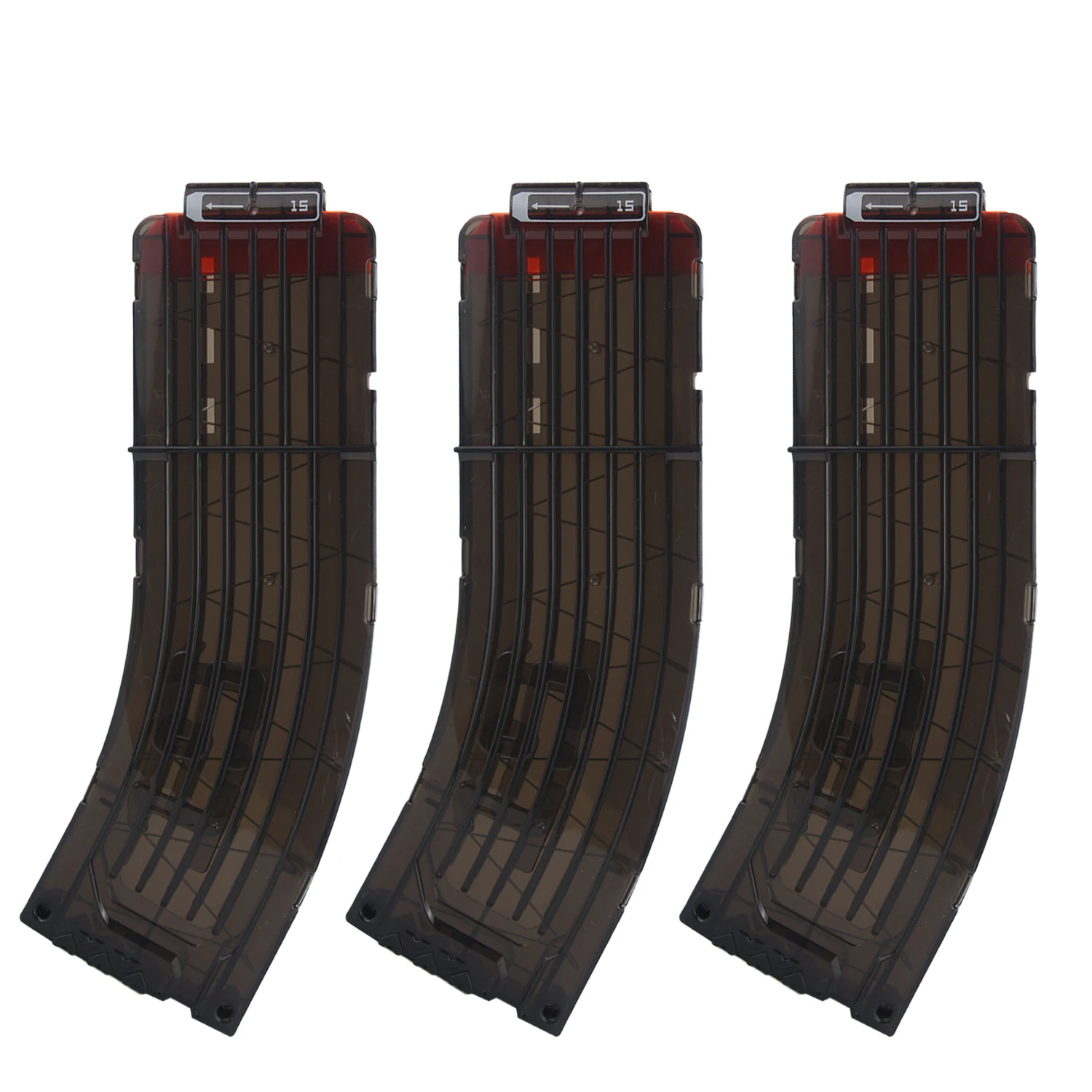 EKIND 15 Darts Banana Curved Clips, Soft Bullet Quick Reload