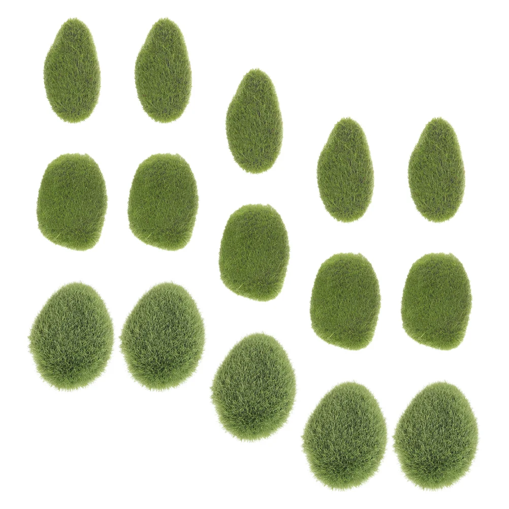 15 шт. искусственные растения стены мох камень садовый макет реквизит орнамент