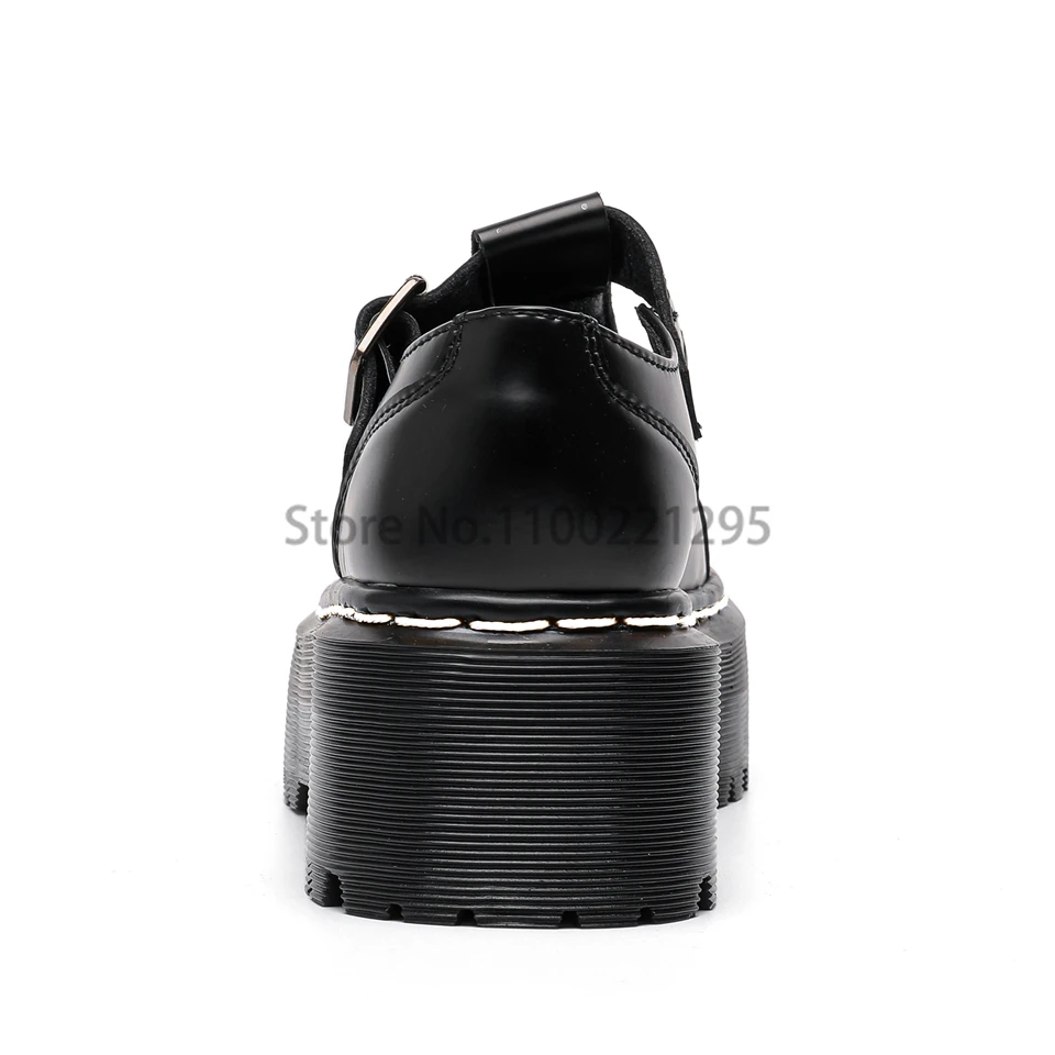 Туфли женские демисезонные на платформе оксфорды кожаные туфли с круглым носком