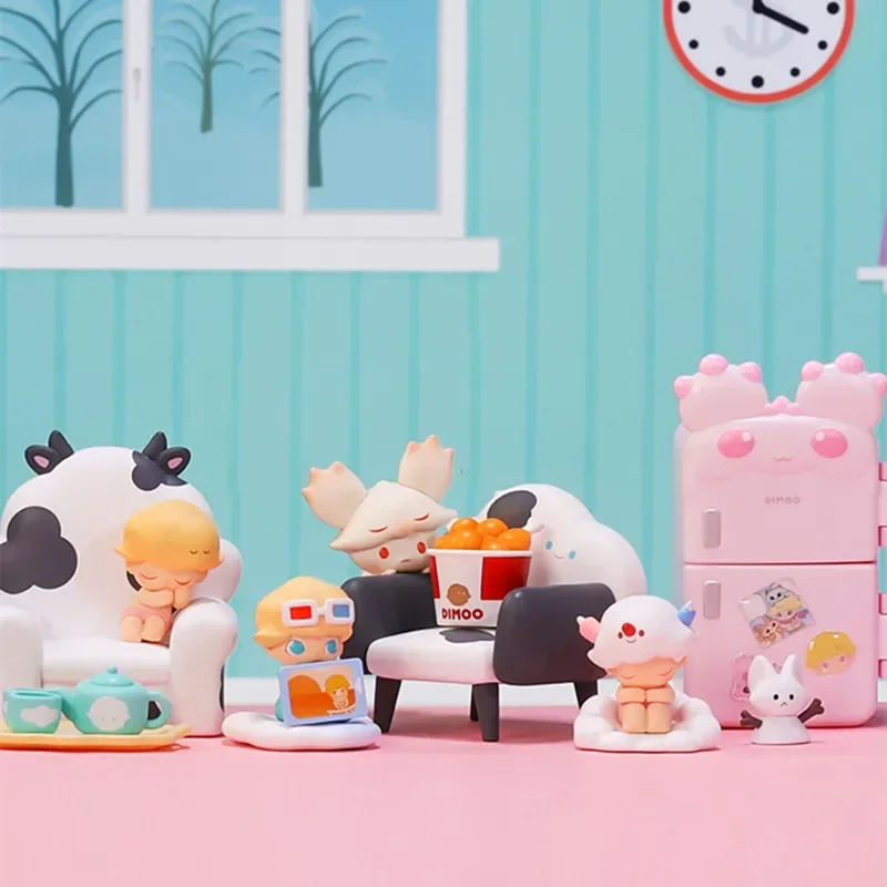 Фото POP MART Dimoo Home Body Series Prop Series Оригинальная таинственная коробка-сюрприз (Blind Box) с игрушками, куклами, милыми аниме-фигурками для рабочего стола №3