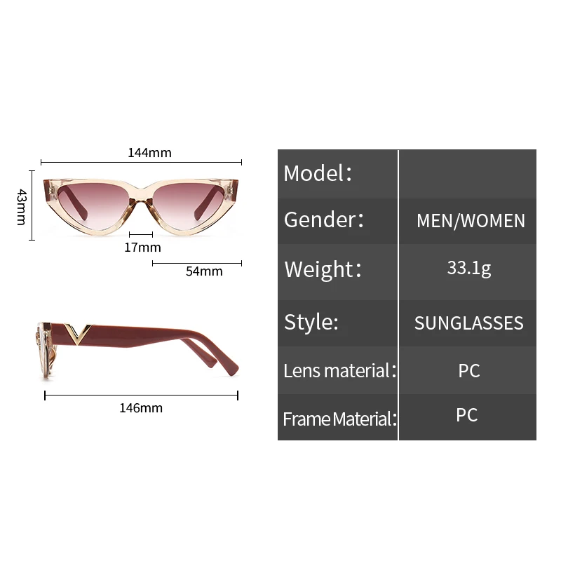 fashion hot cat eye small frame sunglasses female women trendy summer eyewear new brand designer cool uv400 shades for ladies free global shipping