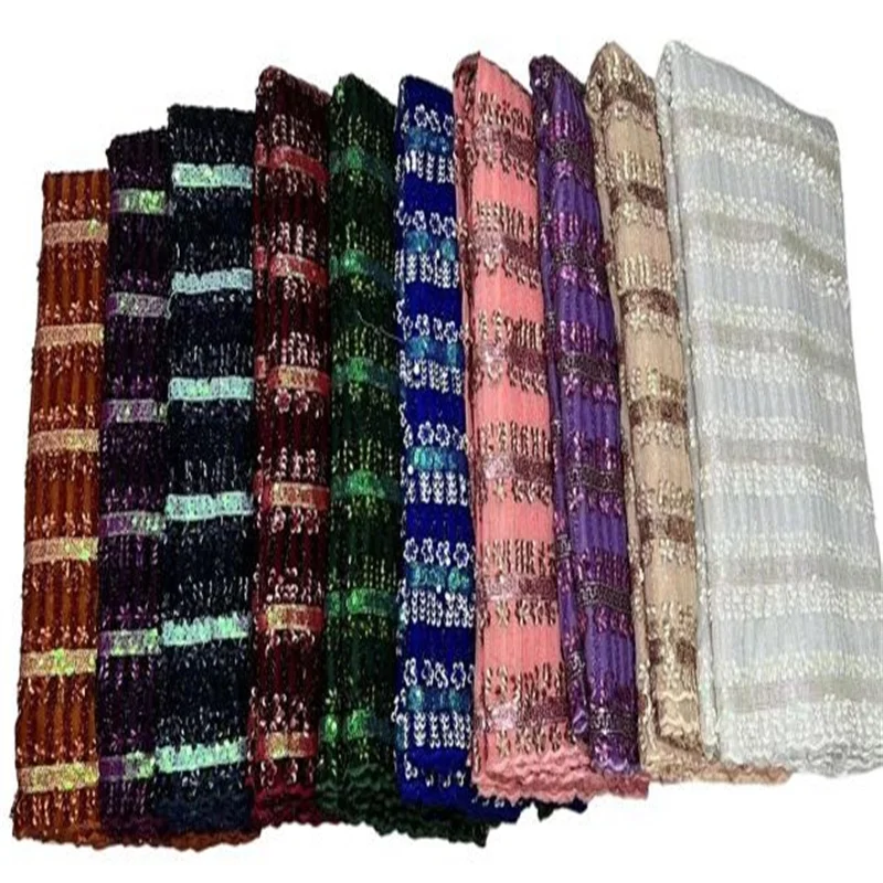 

African Lace Fabric 2022 Pink High Quality Lace French Lace Fabric With 3D Flower Sequins Nigerian Lace Fabrics For Wedding Sew