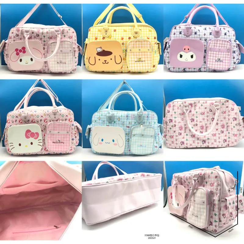 

Sanrio Cinnamoroll допамин вместительная сумка новая женская сумка Женская Студенческая милая сумка через плечо сумка-мессенджер с ремешком