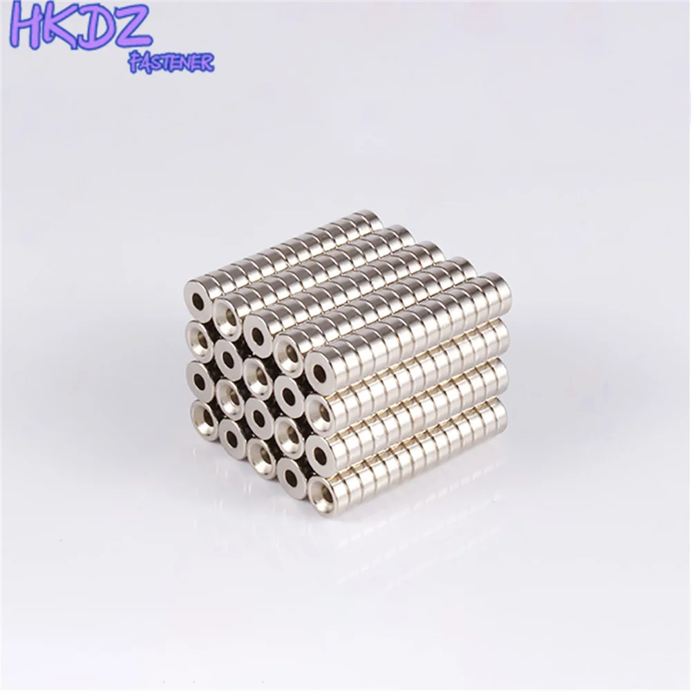 N35 Countersunk Round NdFeB Neodymium Magnet With Hole Powerful Rare Earth Permanent Magnets for DIY 3mm 4mm 5mm | Обустройство дома