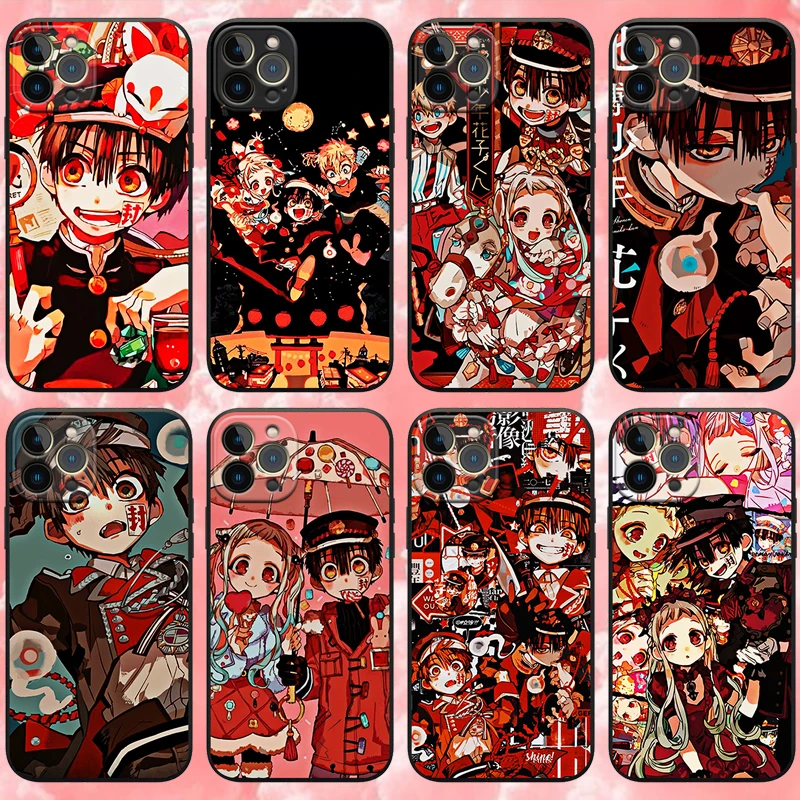 

Anime Toilet-Bound Hanako-kun Phone Cases for Apple Iphone 11 12 13 Pro Max Mini XR XS 8 X 7 6 6sPlus SE2020 Soft Silicone Cover