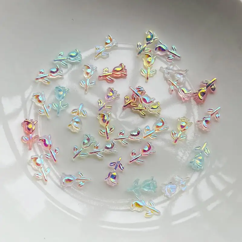 100 шт. микс новых симпатичных мини 10 мм * 5 блестящих фотоэлементов из смолы