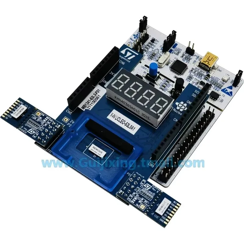 Комплект разработки UCLEO-53L0A1 содержит датчики дальности X-NUCLEO-53L0A1 и NUCLEO-F401RE VL53L0X.