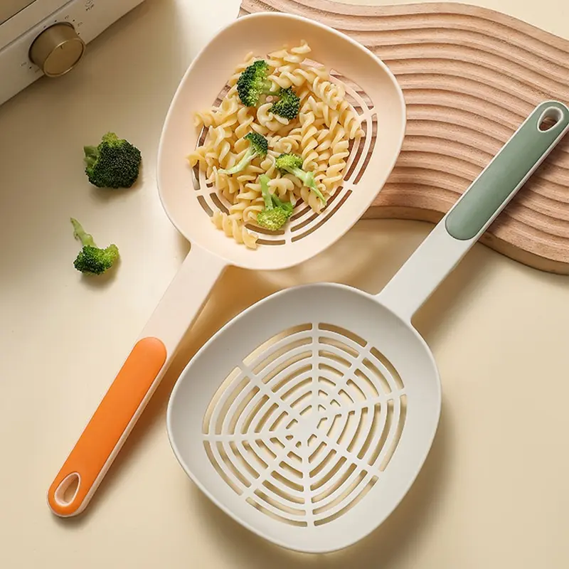 

Leak Kitchen Pasta Spoon Fishing Dumplings Long Handle Food Grade High Temperature Resistant Spaghetti Large Funnel