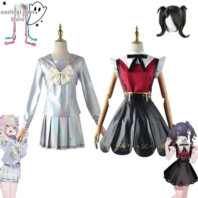 Ролевая игра Comic Con Dress Game Needy Streamer Overload Ame Ame-chan Косплей Костюм Хэллоуин Парики