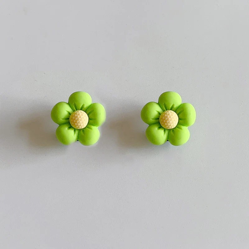 2PCS Cute Candy Color Flowers Bee Charms DIY Shoe Canvas Buckles Decoration Sneakers Bohemia Jewelry Accessories Wholesale Gifts