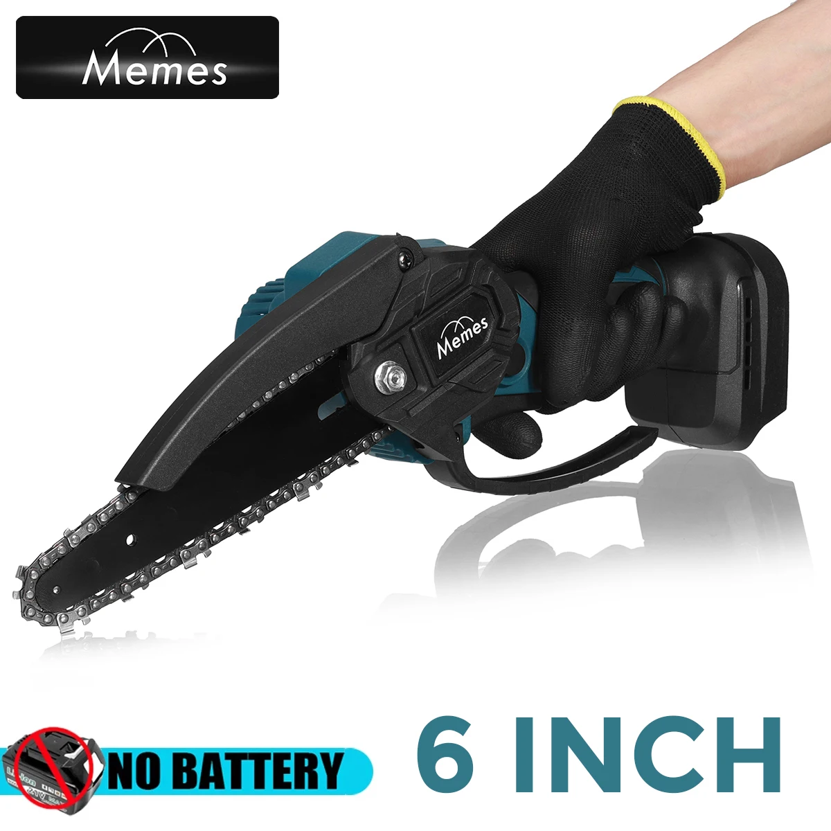

6 Inch Electric Chainsaw Cordless Handheld Pruning Saw Portable Woodworking Electric Saw Cutting Tools For Makita 18V Battery