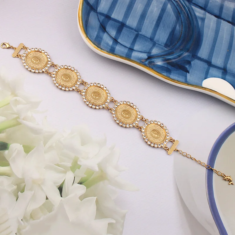 Женский браслет в стиле Курдистана ювелирные изделия Дубай мусульманский