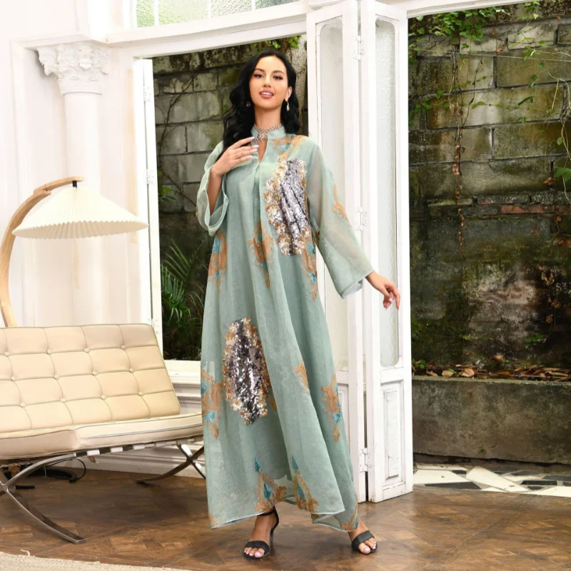 Muslim Women Dress Abaya Islamic Clothing Dubai Saudi Robe Turkish Modesty Modest Dresses Abayat Evening Dresses Musulmans