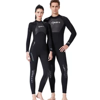 new 1 5mm neoprene nylon wetsuit mens one piece keep warm surf wear sun protection female long sleeves snorkeling swimsuit