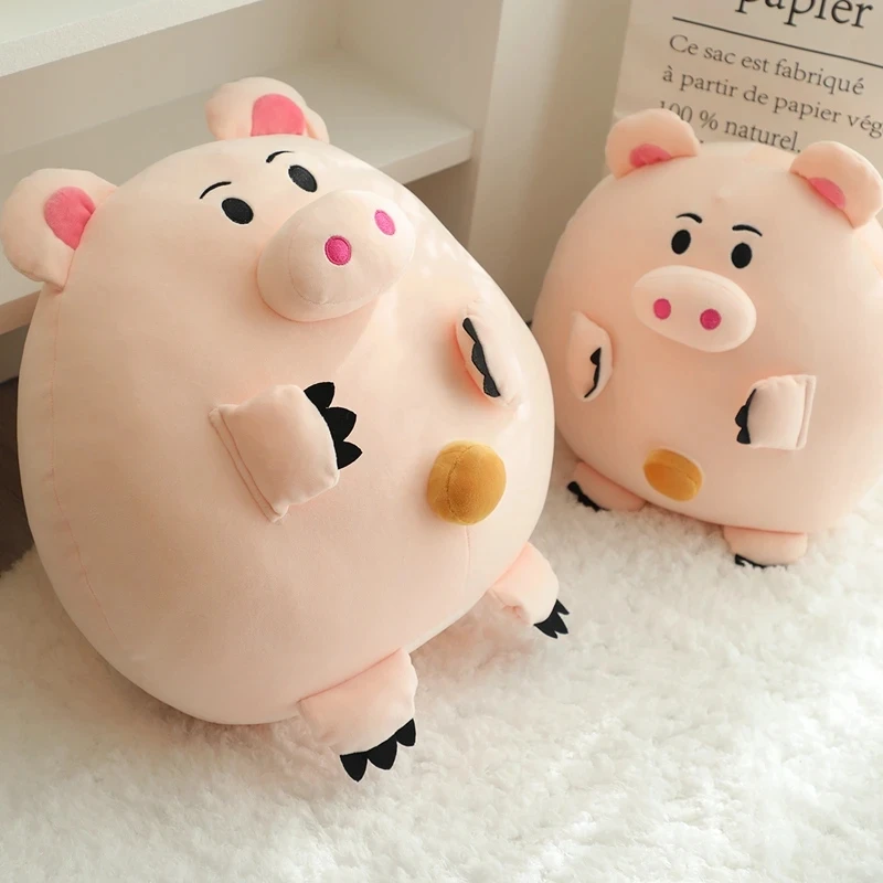 

Creative Round Plush Animals Ham Pig Dolls Super Soft Cute Fat Round Piggy Toys Home Sofa Pillow Nice Holiday Present For Kids