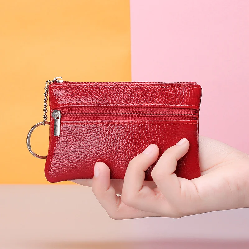 Korean Version of The Wallet Mini Fashion Coin Purse Female Ultra-thin Short Small Clutch Bag Female Key Bag Card Bag Coin Bag
