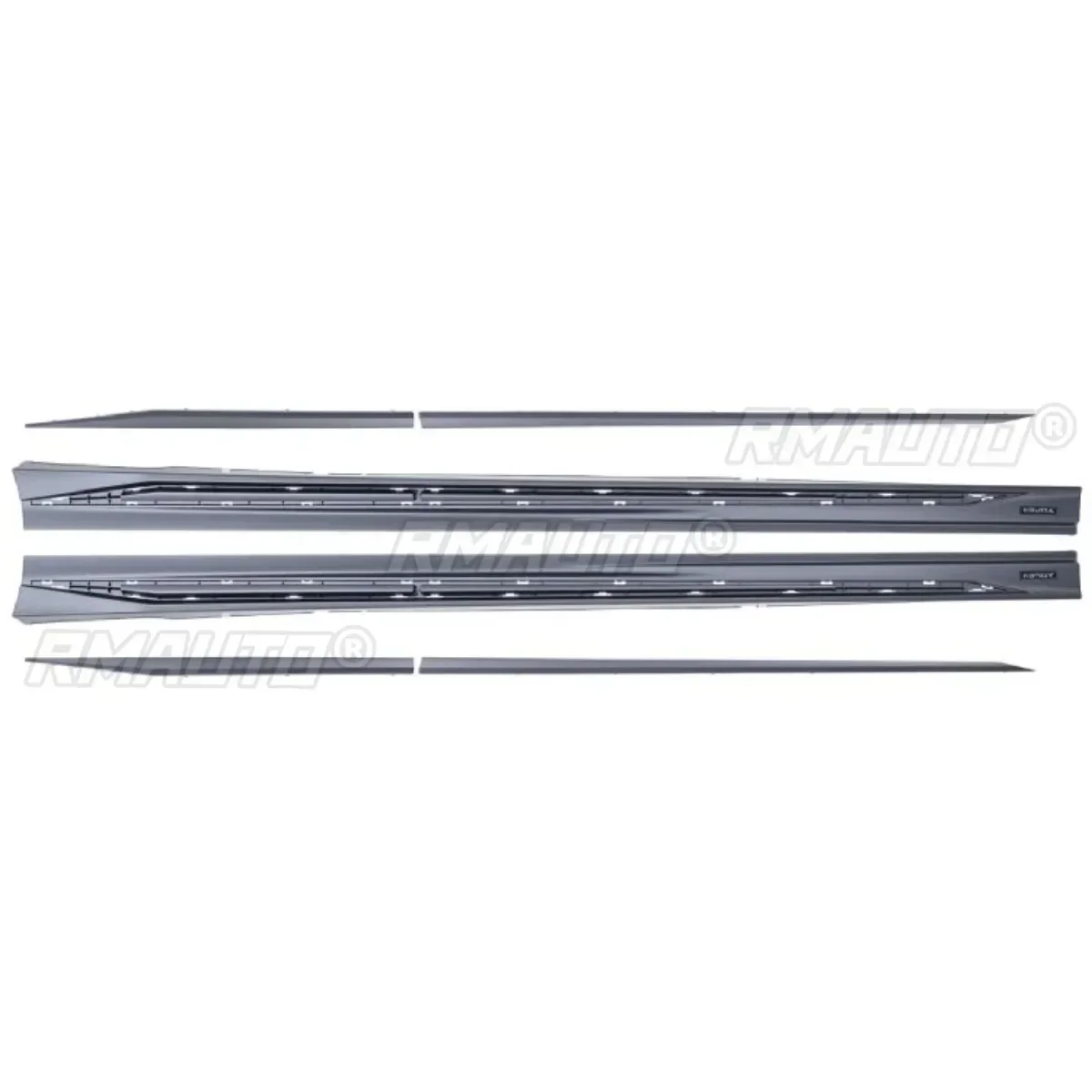 Для Accord Body Kit боковая юбка спойлер глянцевая черная в стиле YOFER сплиттер для Honda 11th